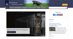 Desktop Screenshot of dierenrecht.nl